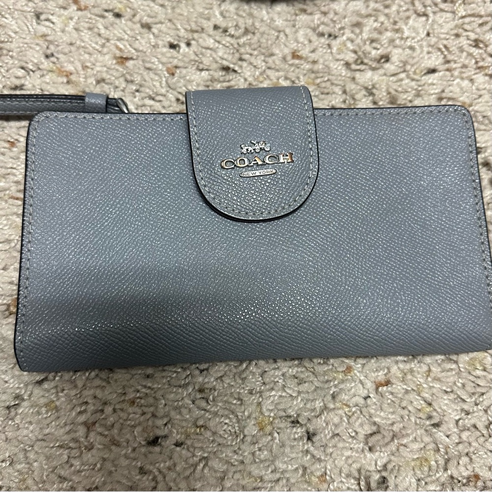Mini Coach Faye Gray Leather Backpack - Picture 10 of 16